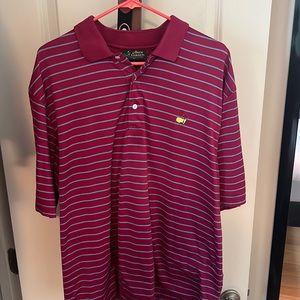 Masters Amen Corner Collection Polo - Burgundy/Red - XL